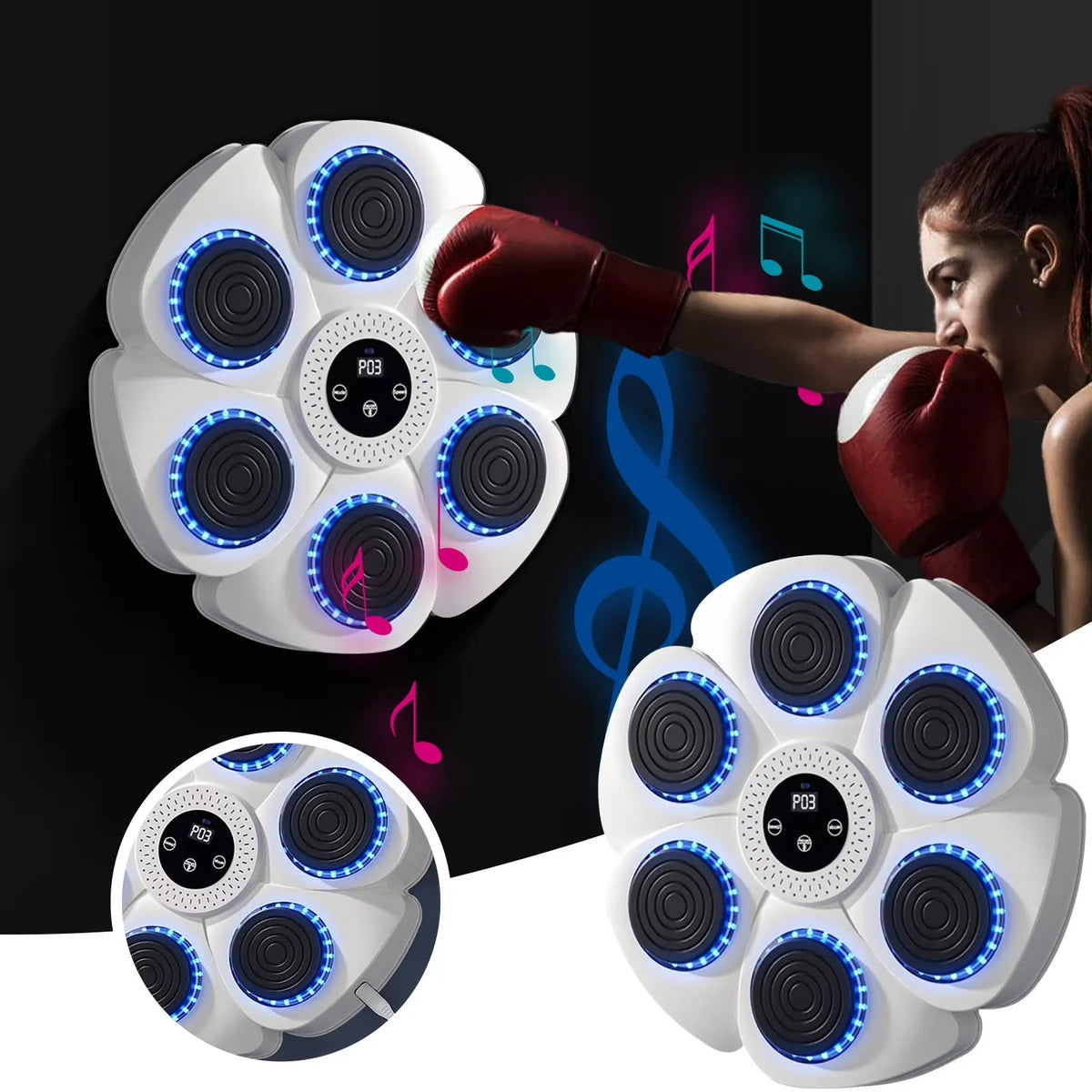 Rechargeable Boxing Machine With Speaker