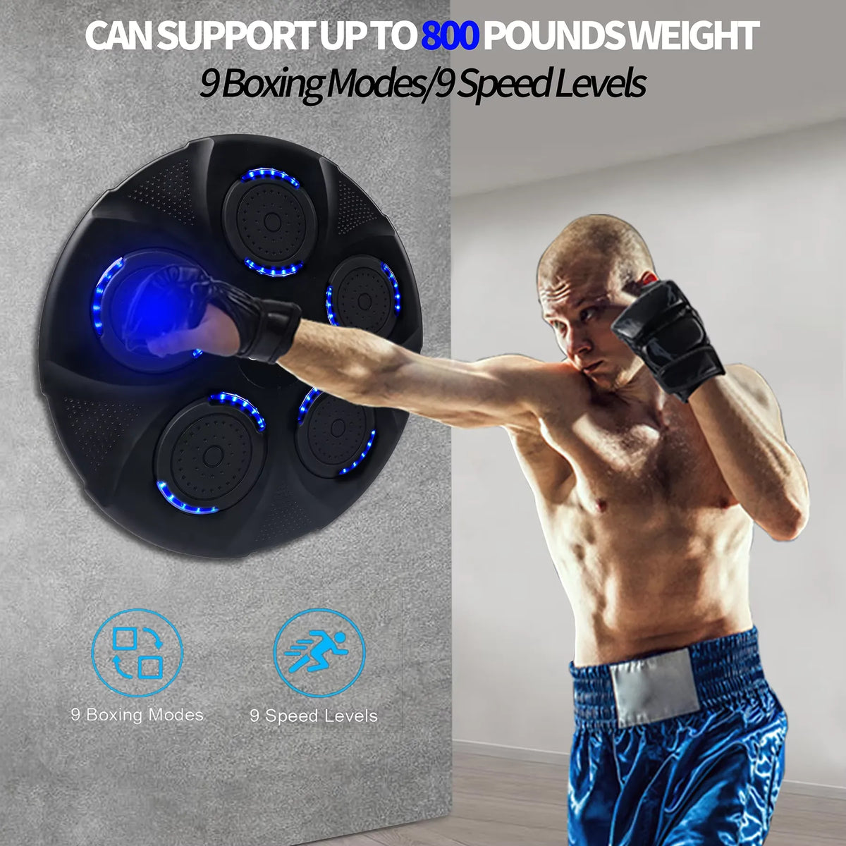 Rechargeable Boxing Machine With Speaker